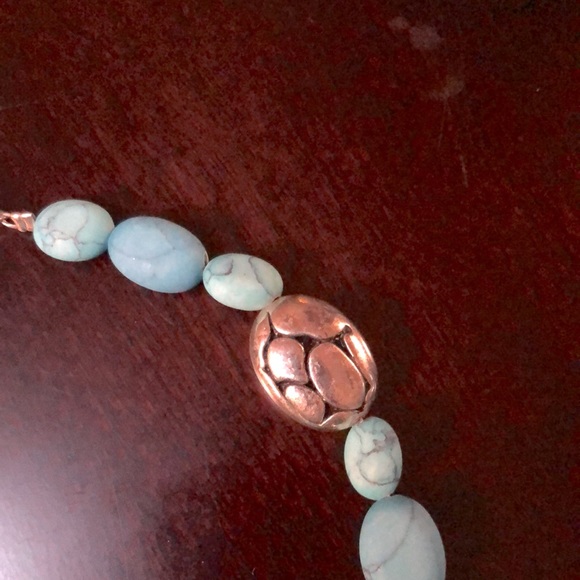 Turquoise necklace and bracelet set - Picture 7 of 12
